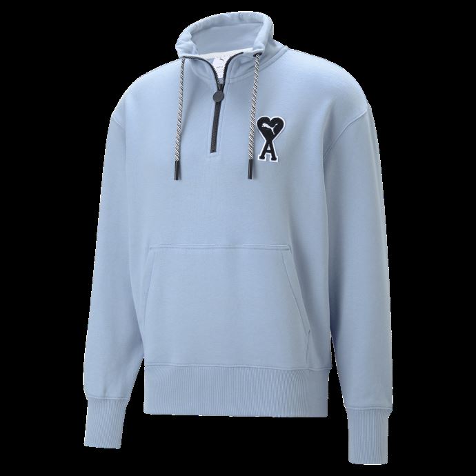 Sweat Demi-zip Puma Canada X Ami Denim Délavé
