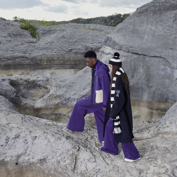 Manteau En Laine Puma Canada X Ami Noir
