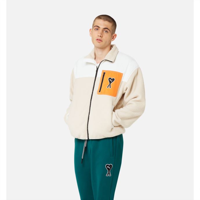 Veste Puma Canada X Ami Sherpa Sable Clair