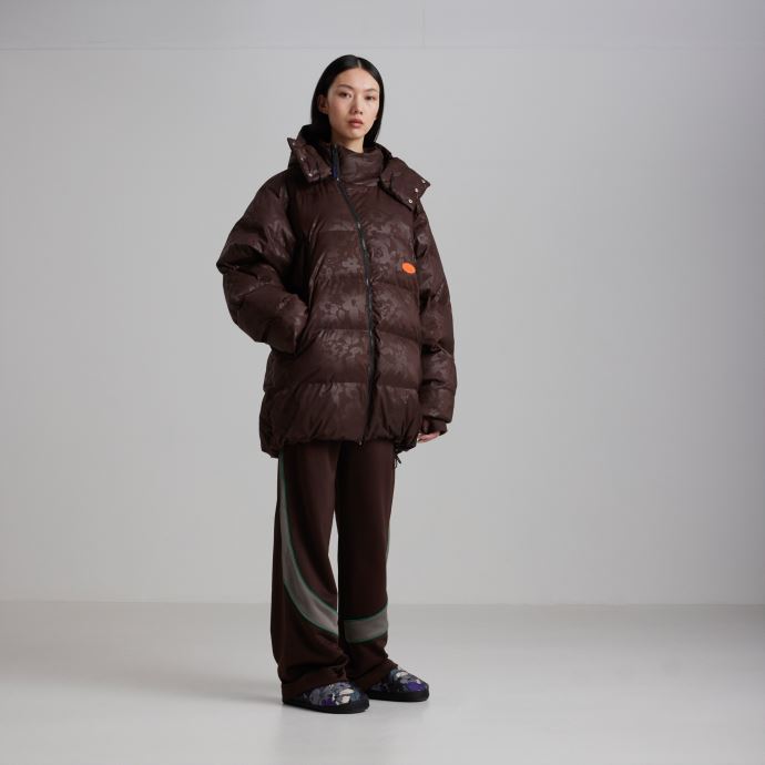 Puma Canada X Perks And Mini Doudoune Chocolat Noir--aop