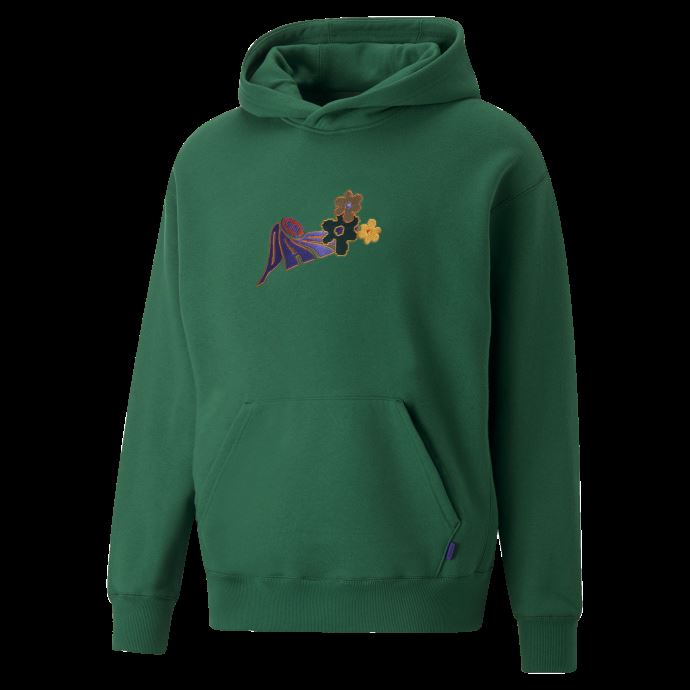 Puma Canada X Perks And Mini Hoodie Hommes Vert Verdant
