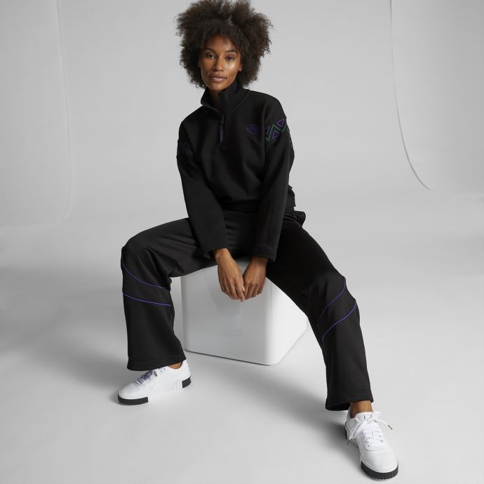 Puma Canada X Perks And Mini Sweat Demi-zip Femme Noir