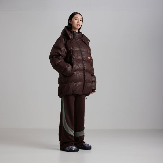 Puma Canada X Perks And Mini Pantalon Large Femme Chocolat Noir