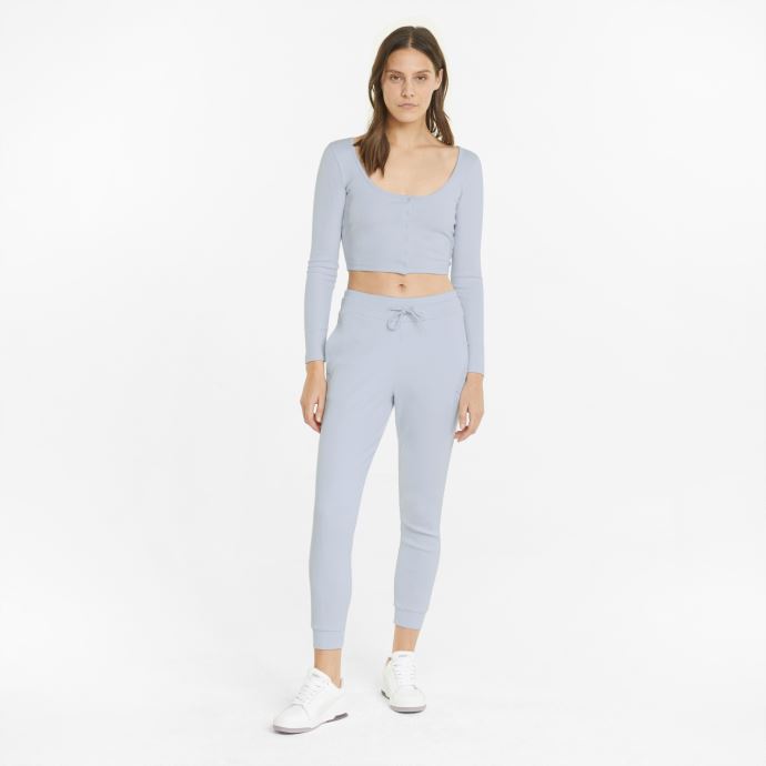 Puma Canada Classics Pantalon Slim Côtelé Pour Femme Arctic Ice
