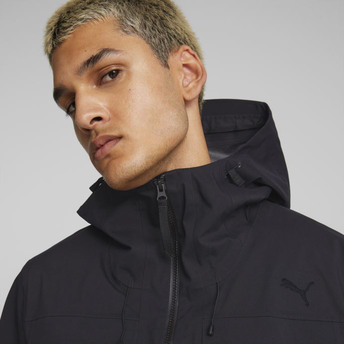 Veste De Pluie Longue Homme Puma Canadatech Sympatex Noir