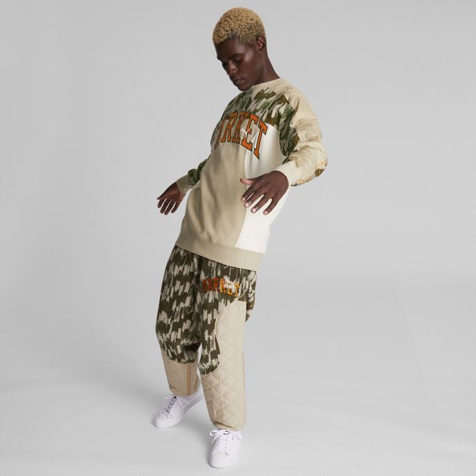 Puma Canada X Market Haut Décontracté à Col Ras Du Cou Pour Homme Mastic