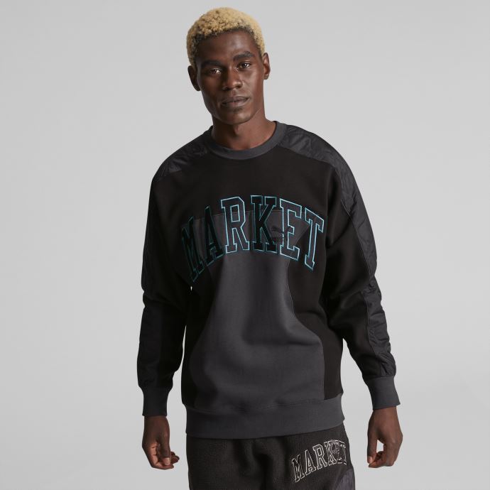 Puma Canada X Market Haut Décontracté à Col Rond Pour Hommes Phantom Noir