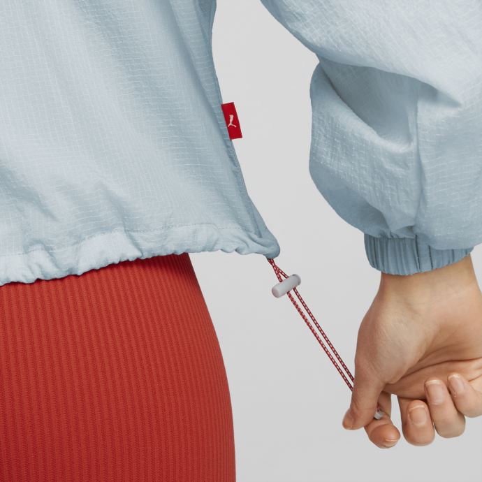 Veste De Survêtement Tissée Puma Canada Infuse Gris Platine Pour Femme