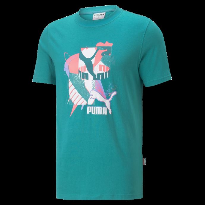 T-shirt Graphique Fandom Deep Aqua Hommes Puma Canada
