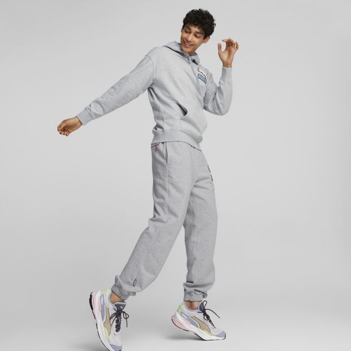 Pantalon De Survêtement Fandom Homme Gris Clair Chiné Puma Canada
