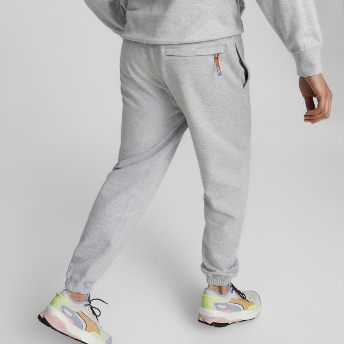 Pantalon De Survêtement Fandom Homme Gris Clair Chiné Puma Canada
