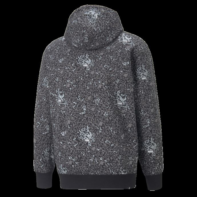 Sweat à Capuche Puma Canada Brand Love Metallic Pour Homme Noir Argent
