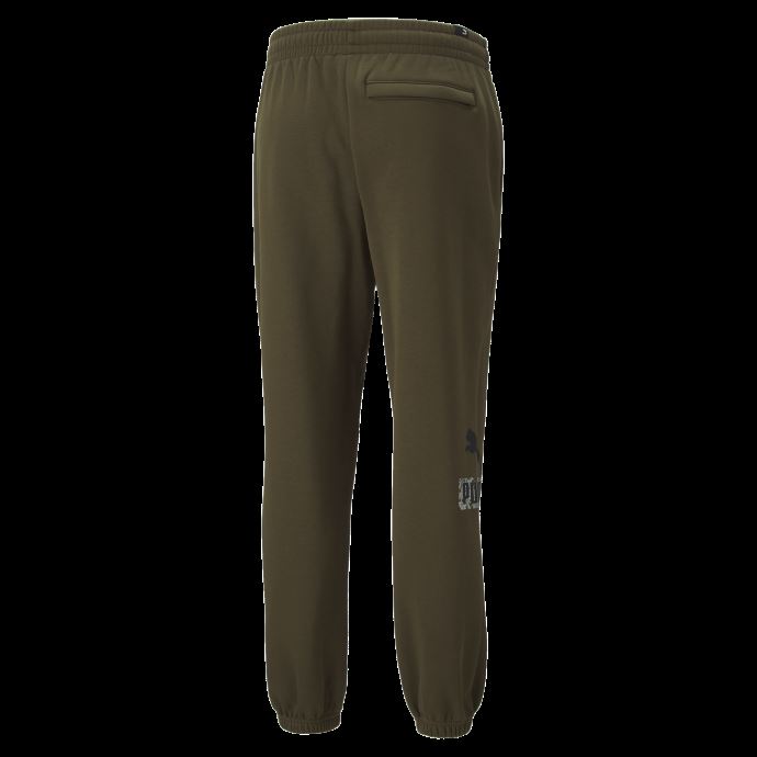 Pantalons De Survêtement Puma Canada Deep Olive Brand Love Pour Hommes
