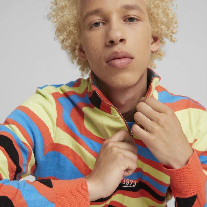 Chandail De Basketball En Tricot Hot Coral Lava Pour Hommes Puma Canada
