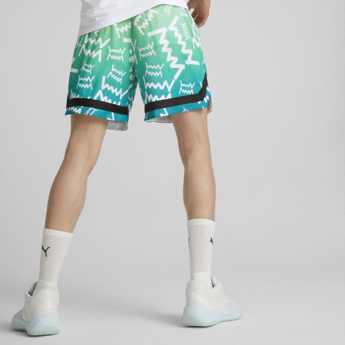 Short De Basketball Puma Canada Lime Squeeze Big Dance Hommes