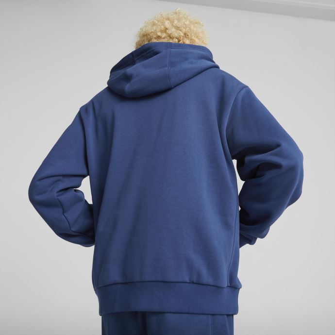 Puma Canada Blazing Blue Run It Back Basketball Hoodie 1 Hommes