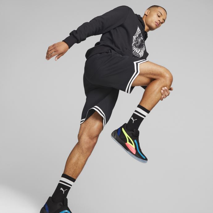 Short De Basketball Puma Canada Automatique Noir Pour Hommes
