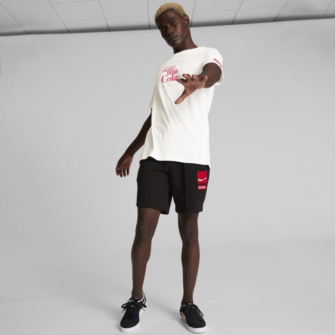 T-shirt Graphique Puma Canada X Coca-cola Pour Homme Blanc