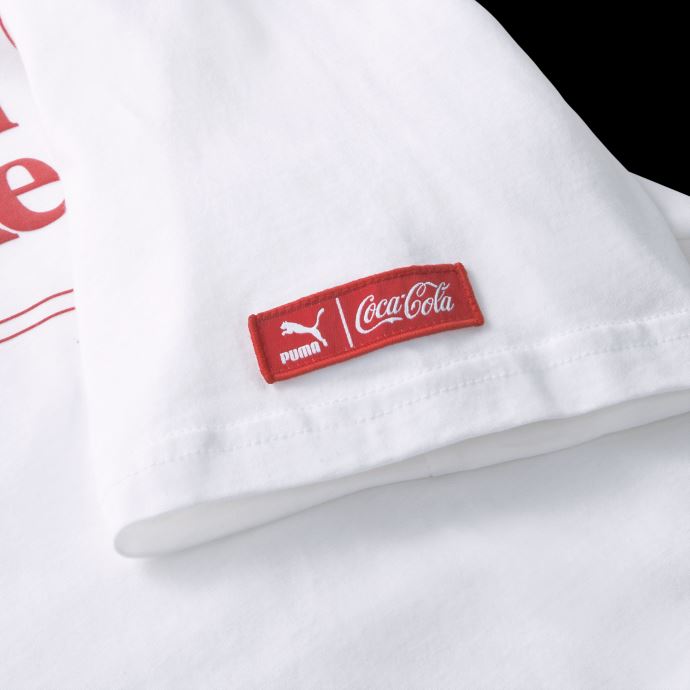 T-shirt Graphique Puma Canada X Coca-cola Pour Homme Blanc
