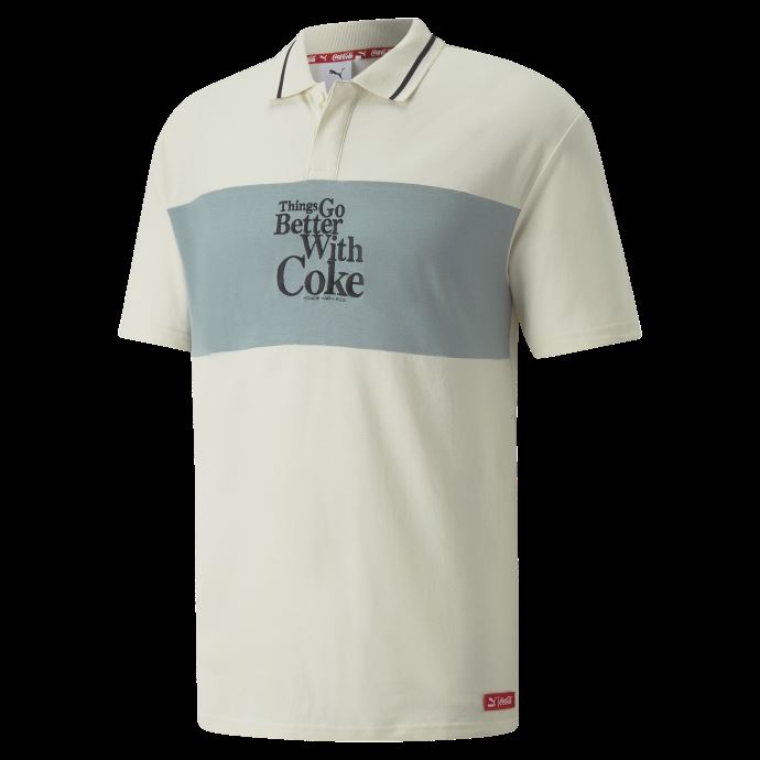 Polo Puma Canada X Coca-cola Pour Homme Lueur Ivoire
