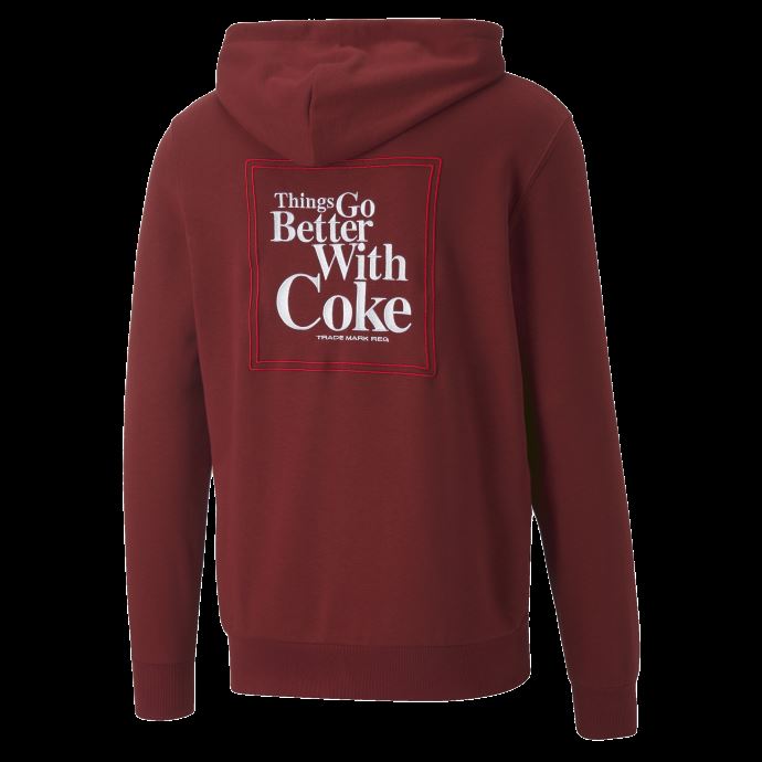 Sweat à Capuche Puma Canada X Coca-cola Rouge Intense Hommes