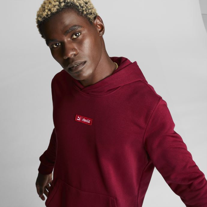 Sweat à Capuche Puma Canada X Coca-cola Pour Homme Rouge Intense
