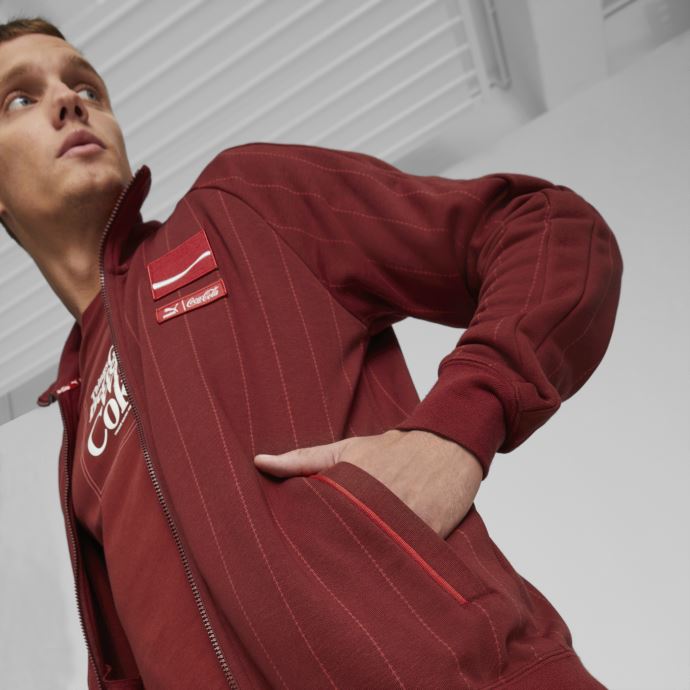 Puma Canada X Coca-cola T7 Veste Hommes Rouge Intense
