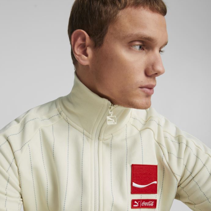 Ivoire Lueur Puma Canada X Coca-cola T7 Veste Hommes
