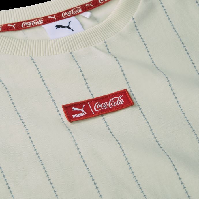 Puma Canada X Coca-cola Haut Pour Femme Lueur Ivoire
