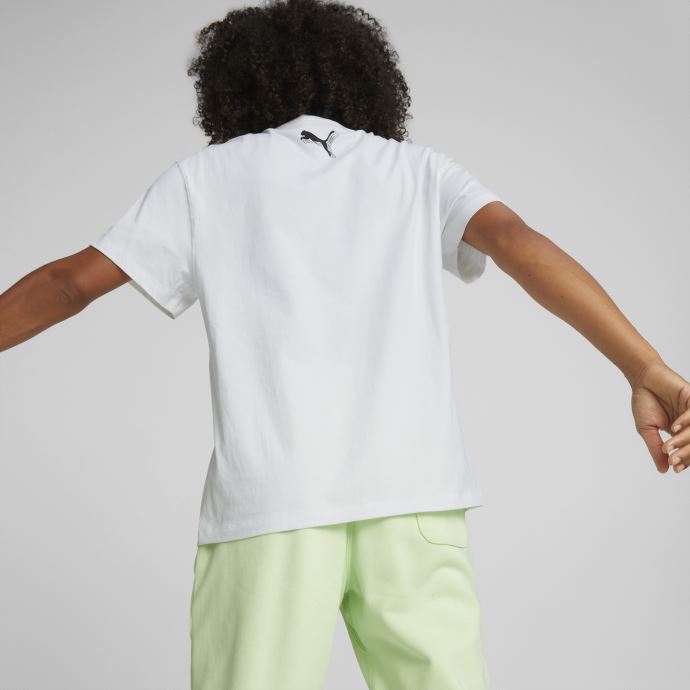 T-shirt De Basket-ball Graphique Mod Puma Canada Blanc