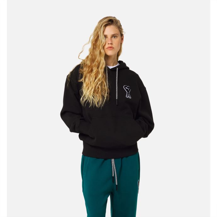 Ami X Puma Canada Sweat à Capuche Noir