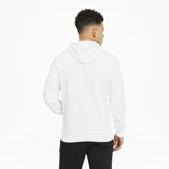 Sweat à Capuche Puma Canada Classics Logo Blanc-noir Pour Homme