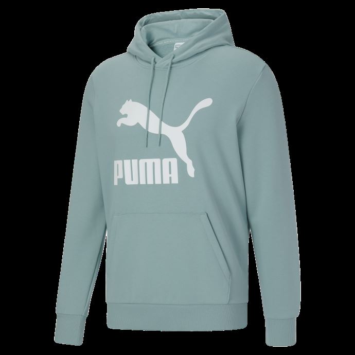 Sweat à Capuche Classics Logo Homme Puma Canada Mineral Blue-white
