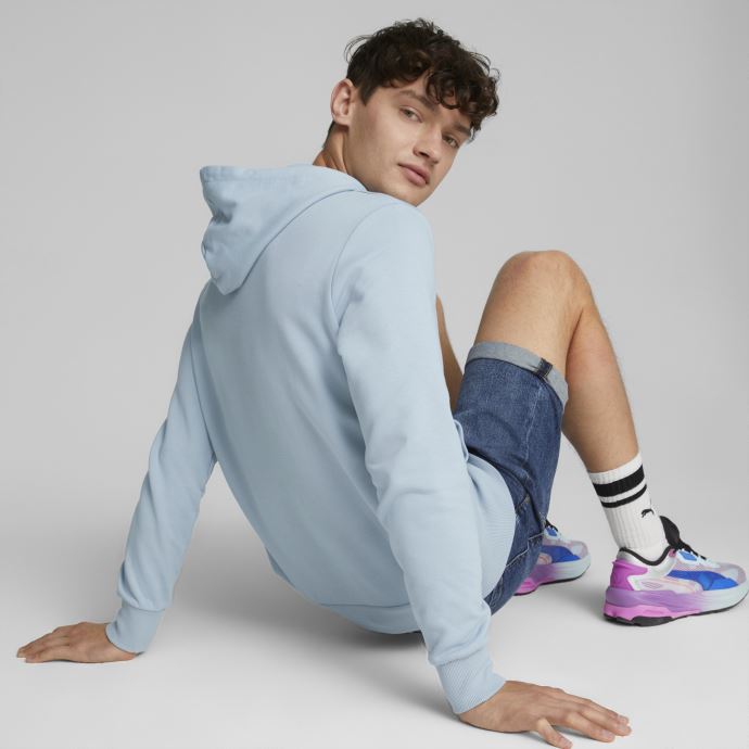 Sweat à Capuche Classics Logo Pour Homme Blue Wash Puma Canada