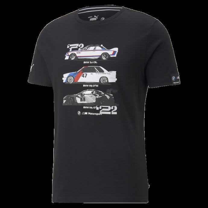 T-shirt Graphique Bmw M Motorsport Homme Noir Puma Canada
