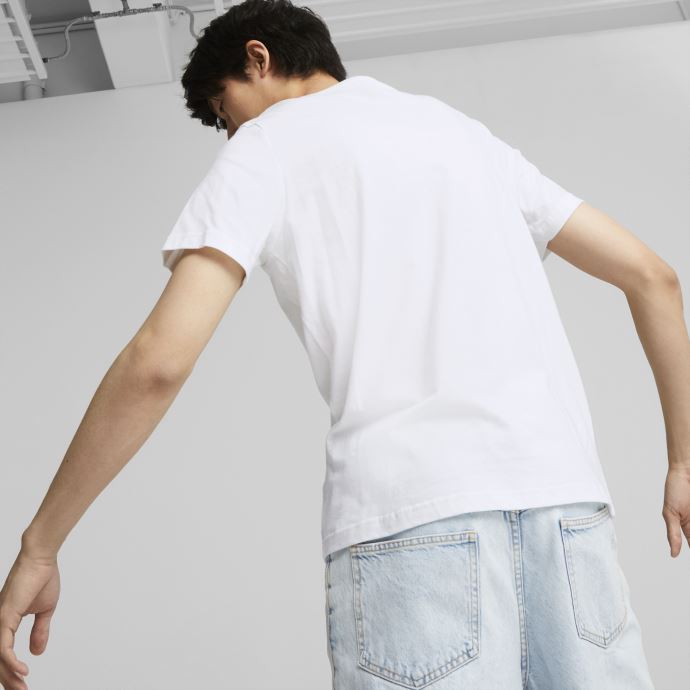 Puma Canada Blanc Bmw M Motorsport Essentials Logo T-shirt Hommes