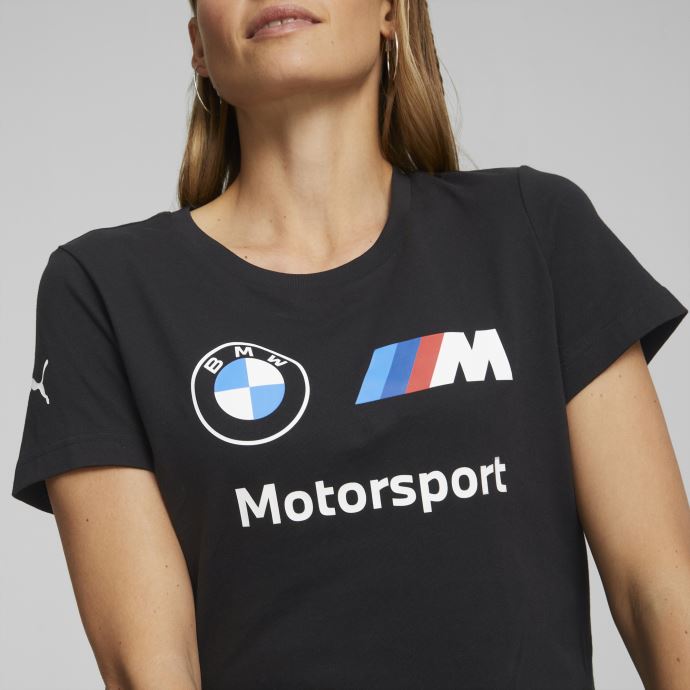 Puma Canada Bmw M Motorsport Essentials Logo T-shirt Femme Noir
