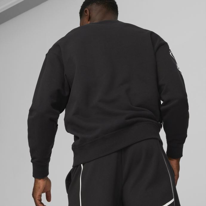 Puma Canada X Joshua Vides Pull Ras Du Cou Homme Noir
