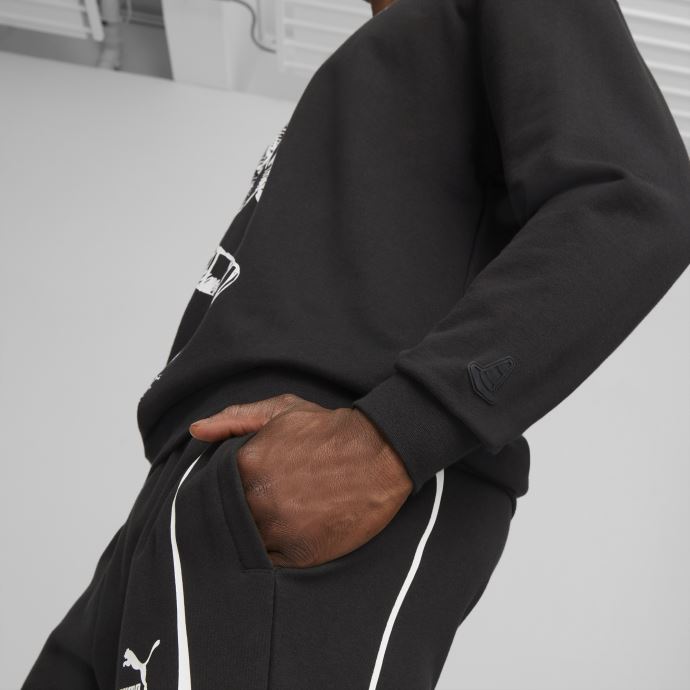 Puma Canada X Joshua Vides Pull Ras Du Cou Homme Noir
