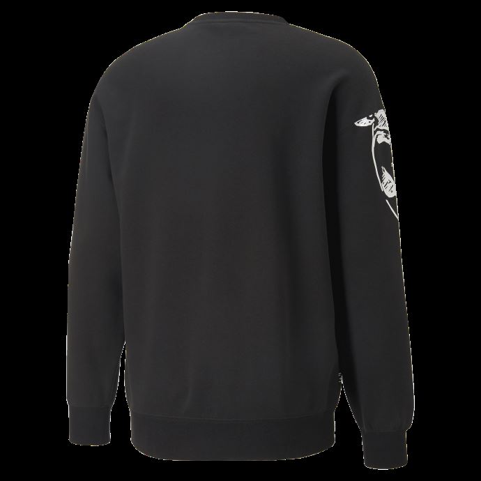 Puma Canada X Joshua Vides Pull Ras Du Cou Homme Noir
