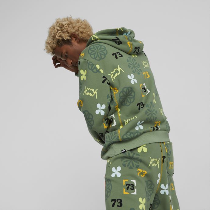 Puma Canada Run It Back Hoodie De Basketball Imprimé Hommes