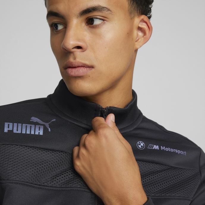 Puma Canada Veste De Course Metal Energy Pour Hommes Bmw M Motorsport Noir
