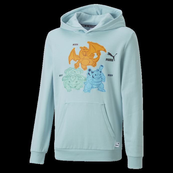 Sweat à Capuche Puma Canada X Pokémon Big Enfant Aqua Clair
