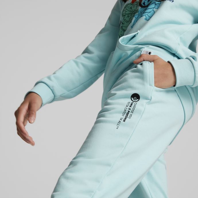 Pantalon De Survêtement Puma Canada X Pokémon Jeunesse Aqua Clair
