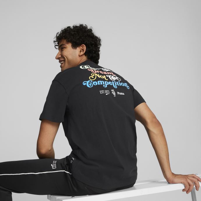 Puma Canada T-shirt De Basketball Manches Courtes 1973 Noir Hommes
