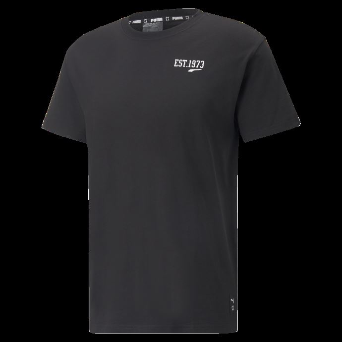 Puma Canada T-shirt De Basketball Manches Courtes 1973 Noir Hommes
