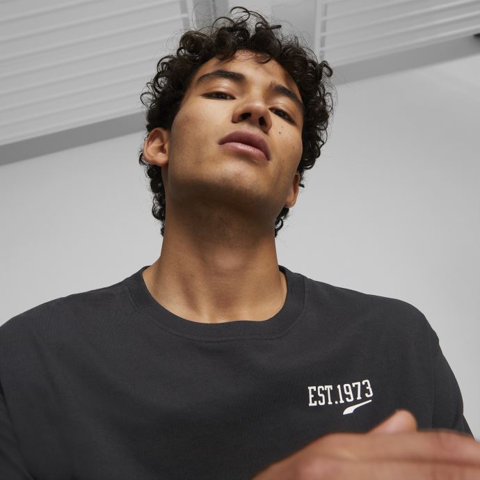 Puma Canada The 1973 T-shirt De Basketball à Manches Courtes Pour Homme Noir