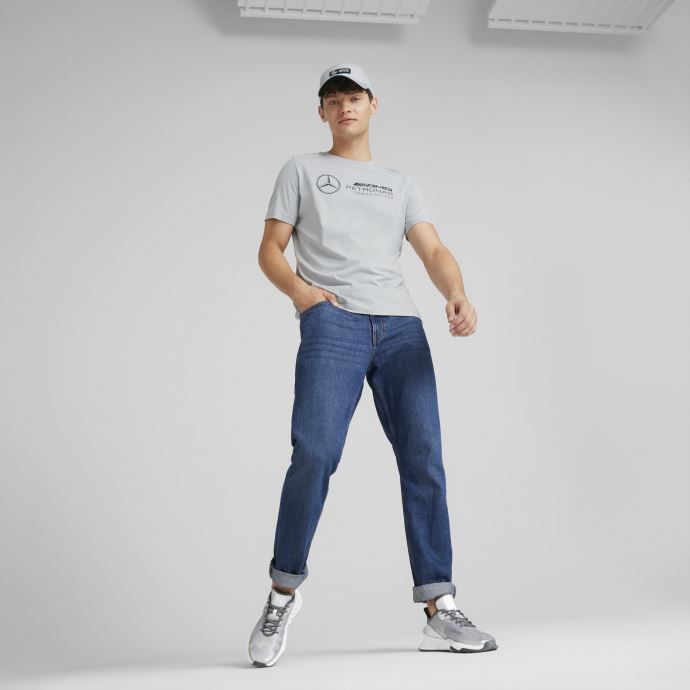 Mercedes-amg Petronas Motorsport F1 Essentials Logo Tee Hommes Mercedes Team Argent Puma Canada
