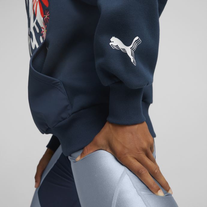 Sweat à Capuche Puma Canada Marine Mod Basketball Femme
