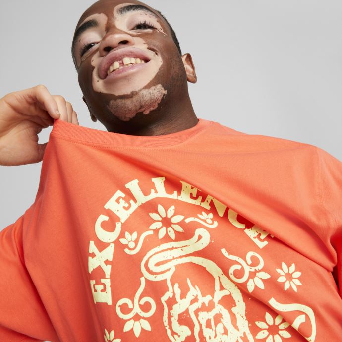 T-shirt De Basketball Rebound à Manches Courtes Pour Hommes Puma Canada Hot Coral
